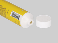 D35mm 35-110ml Custom Cosmetic Tubes Empty Plastic Hand Cream Squeeze With Vertical Stripe Screw On Cap