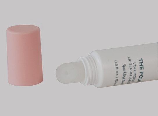 D19mm 10-25ml ضغط الأنابيب التجميلية المخصصة أنابيب البلاستيك TPE الشفاه