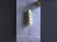 140 جرام / 5 أوقية أنابيب التجميل المخصصة الفارغة D45mm ضغط أنبوب التطهير البلاستيكي مع غطاء الوجه